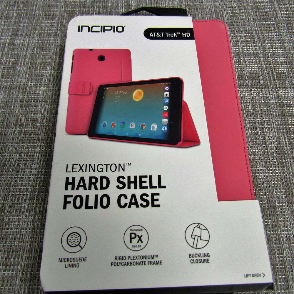 Incipio Lexington Hard Shell Folio Case for the AT&T Trek HD, Pink
